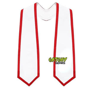 Ceinture maçonnique Odd Fellows 2 étoiles blanches collier de velours ordre cérémonial sur mesure de haute qualité flambant neuf ceintures blanches - Product Image 1