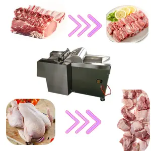 Cortador de carne elétrico personalizável Sibu Port máquina de corte de peito de frango fatiador de salsicha fatiando carne congelada