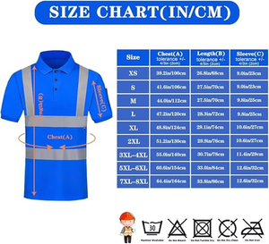 Chemises de sécurité haute visibilité en tricot respirant et surdimensionné pour la construction, avec protection réfléchissante – Vente en gros - Product Image 2