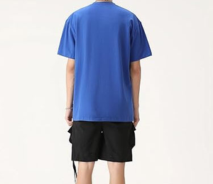 2025 Venta caliente al por mayor de alta calidad 100% algodón camiseta personalizada con patrón de gran tamaño Hip Hop 230G hombre mujer - Product Image 2