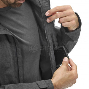 Outdoor Waterproof Men Winter Soft Winter Shell <b>Jacket</b> With Warm Inner <b>Fleece</b> Adjustable <b>Hood</b> And Multiple Pockets For Cold Wear - Product Image 6