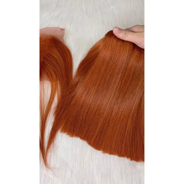 Extension de cheveux Super Double Drawn 10 "-34" os droit couleur claire 100% Vietnam cheveux humains par Virhairs company