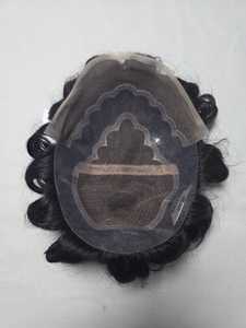 Bollywood Modèle Vague D'eau Cheveux Humains Toupet Perruque pour Hommes Taz Cheveux Bangladesh Prothèse Article - Product Image 6