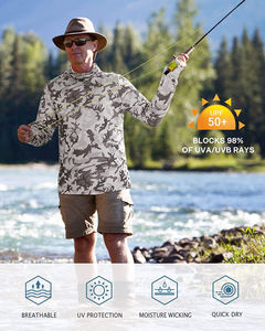 Sudaderas CON CAPUCHA DE PESCA impresas personalizadas más vendidas 2025 listas para enviar servicio OEM sudaderas con capucha de pescadores servicio OEM personalizado - Product Image 4