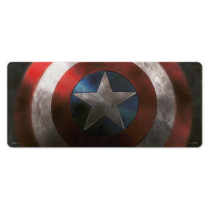 XL for Captain America Shield Game Mouse Pad Waterproof Printed Square Style with Wireless Charging Heated <b>Keyboard</b> Accessory - Product Image 1