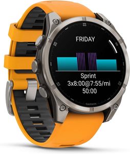 Meilleure nouvelle montre connectée GPS Fenix 8 43 mm, AMOLED, pour activités de plein air et fitness - Product Image 3