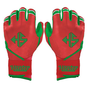 Guantes de bateo de béisbol de cuero Digital de diseño personalizado de alta calidad Guantes de bateo Unisex profesionales Guantes de bateo para deportes - Product Image 1