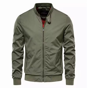 Blouson Bomber en Satin avec Broderie Personnalisée, Design Patchwork, Col Montant pour Sports d'Équipe et Événements - Product Image 1