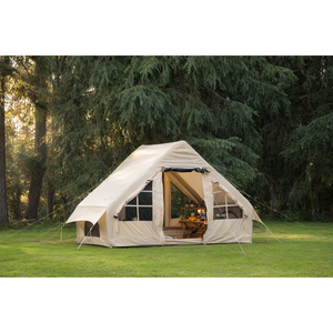 Carpa Inflable para Camping de 6.3 m², Impermeable, de Lona de Lujo, 300x210x200 cm, Portátil para Exteriores - Product Image 3