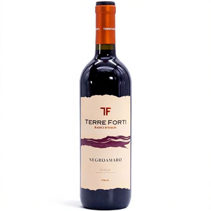 Negroamaro Puglia IGT Red <b>Wine</b> 750ml Rich Apulian <b>Wine</b> 6 Bottles Per Box-Terre Forti - Product Image 2