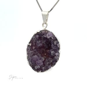 Amethyst <b>Geode</b> Pendant Loose Nature <b>Crystal</b> - Product Image 3