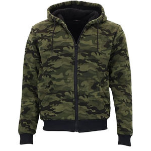 Sudadera con capucha y sudaderas de camuflaje con cremallera de algodón de alta calidad Tallas grandes para hombre Diseño personalizado Sudadera con capucha Manga larga - Product Image 4
