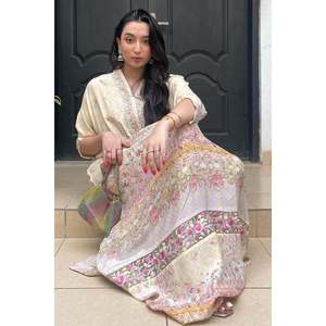 Kaftan bohème long jusqu'au sol avec découpes, robe décontractée respirante pour les vacances - Product Image 2