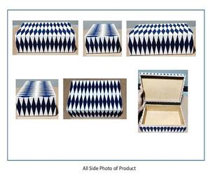 Joyero de lujo con incrustaciones de hueso hechas a mano en incrustaciones de hueso elegantes con diseño intrincado perfecto por F S International - Product Image 3