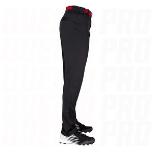 Men Printed Adults Black Baseball Pants Regular Fit Zipper Fly Solid Color Polyester Moisture Wicking Pockets All Seasons Wear - Product Image 5
