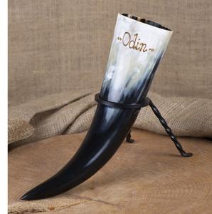 Viking Inspired Animal Religious Angel Drinking Horn Natural Polished Eco Friendly Food Safe Christmas - Product Image 6