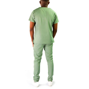 ชุดขัดผิวสำหรับผู้ชายวัสดุระบายอากาศสำหรับฤดูร้อนชุดสครับผลิตจากผ้าฝ้ายตามสั่ง - Product Image 4