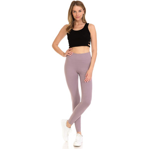 Leggings en coton taille haute, extensibles et confortables, leggings de sport pour femmes, leggings taille haute extensibles, confortables, pour un usage quotidien, vente en gros - Product Image 5