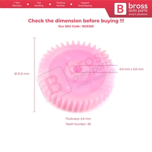 BGE563 Rearview Side <b>Mirror</b> Folding Motor Repair Gear For Patrol MK5 Y61 40 Teeth - Product Image 5