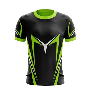Camisetas Deportivas de Primera Calidad, Ligeras, de Poliéster/Algodón, Totalmente Estampadas, Transpirables, de Secado Rápido, Camisetas Deportivas de Manga Corta para Hombre - Product Image 1