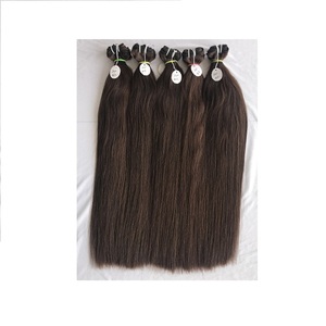 La mejor calidad 100% Temple Virgin Cutícula alineada 24 ''#2 Extensiones de cabello Remy de color recto Proveedor indio Ventas al por mayor - Product Image 1