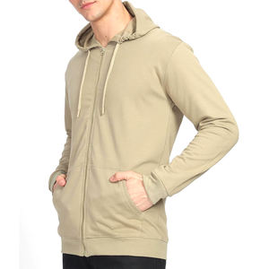 Best Free Sample Manufacturer Heavyweight French Terry <b>Hoodies</b> High Quality Cotton Fleece Custom Plain Zip up <b>Men</b> <b>Hoodies</b> - Product Image 1