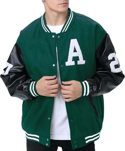 Vestes universitaires personnalisées / Vestes de sport avec logos en chenille Vestes de sport personnalisées universitaires de qualité supérieure - Product Image 4