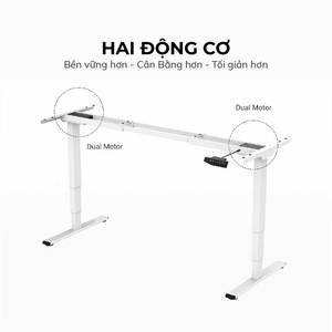 Flexi Electric Height <b>Adjustable</b> <b>Table</b> <b>Legs</b> Minimalist Design with 3 Joints and 2 Motors Model ET225 - Product Image 2