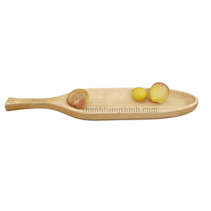 Bandeja de Servir de Madera Hecha a Mano Ecológica de Primera Calidad, Diseño Moderno y Lujoso para Decoración de Cocina de Restaurante, Fabricante de Vietnam - Product Image 6