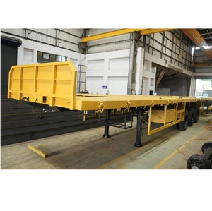 Ihracat fiyatında mevcut lojistik veya madencilik ve inşaat projeleri için en çok satan konteyner düz yatak römork - Product Image 3