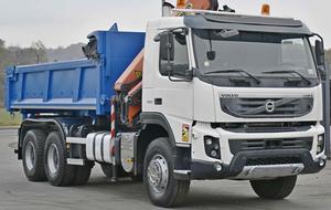 Nuevo/Usado para Camión Volquete VOL-VO FMX 450 6X4 con Grúa PK 14002-EH B/FUNK de 5.10m, Motor Diésel, Cámara Trasera, Capacidad de 30-40T - Product Image 2
