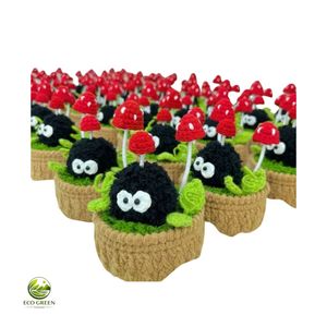Decoración de Panda Redonda de Fieltro No Tejido para Interiores y Exteriores, Adorno Artesanal para Habitación Infantil, Día de la Tierra - Product Image 2