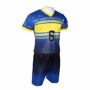 Vente en gros usine – Uniformes de lacrosse personnalisés à col en V et manches courtes, 100 % polyester, séchage rapide, antibactériens, imprimés par sublimation - Product Image 2
