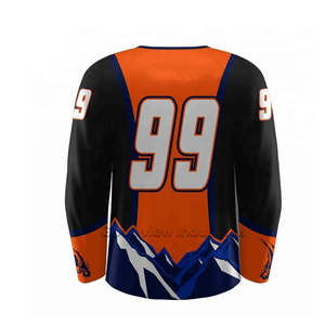 Nueva Llegada: Camisetas de Hockey sobre Hielo Sublimadas Personalizadas con Logotipo, Transpirables, de Secado Rápido, 100% Poliéster, Nombre y Diseño del Equipo Personalizados - Product Image 6