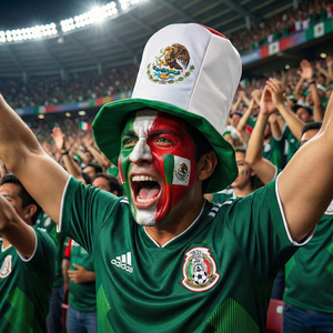 Cappello con Bandiera Messicana per Feste, Colorato e Accattivante - Product Image 1