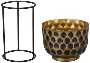 Macetas exclusivas de metal hechas a mano, eleva tu espacio con diseños de moda, macetas colgantes para balcón, sala de estar - Product Image 3