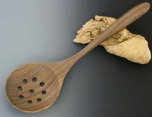 Handcrafted Wooden Salad <b>Spoon</b> Solid Wood Long Handle Kitchen Utensil for Cooking Serving <b>Soup</b> Rice Eco Friendly Smooth Durable - Product Image 2