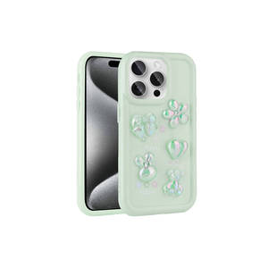 Funda de Silicona TPU Brillante con Figura en Relieve de Lujo Netzy para iPhone 15 Pro Max, Funda Protectora Premium - Product Image 1