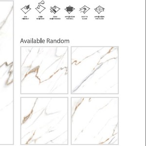 Veneca Perla-azulejos de porcelana de 600x600mm, azulejos de cerámica con superficie brillante pulida en Color Perla, ecológicos - Product Image 6