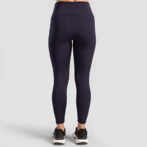 Leggings Deportivos Dream Flex de Cintura Alta, Color Azul Marino, Tie Dye, Spandex Flex, Transpirables, Casuales, Sexys, para Gimnasio y Yoga, Talla XL, Técnica de Teñido sin Costuras - Product Image 3