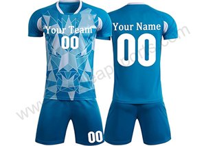 Uniformes de fútbol sublimados de poliéster 100%, uniformes de fútbol, diseños personalizados al por mayor - Product Image 6