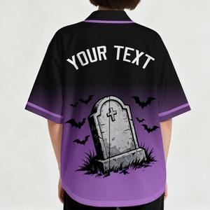 Maillot de baseball imprimé respirant surdimensionné Y2K & Urban Fashion Design Commandes en gros pour les détaillants Séchage rapide évacuation de l'humidité - Product Image 2