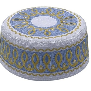 Ramadan Topi Caps Musulmanes Oraciones islámicas Namaz Sombreros Gorras Diseño impreso redondo Gorras de moda en blanco liso para sombrero de regalo de Ramadán - Product Image 4