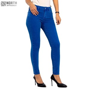 Jeans de Mezclilla Casuales para Mujer, Talla Grande, Color Personalizado, de Alta Calidad, Nuevo Modelo 2025, Transpirables, de Secado Rápido, Corte Recto, OEM - Product Image 3