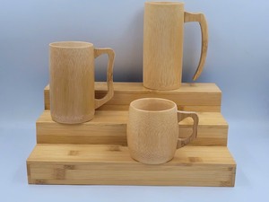 Vaso de Bambú Natural, Taza de Bambú Hecha a Mano, Vaso de Madera Premium, Vajilla Sostenible para Cocina, Suministros para Restaurantes - Product Image 5