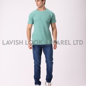 เสื้อยืดผู้ชายคุณภาพสูง ผ้าฝ้าย 100% ทรงปกติ สปอร์ตแวร์ สกรีนโลโก้ด้านหน้า แขนครึ่ง ป้องกันรอยยับ ระบายอากาศ สีพื้น - Product Image 2