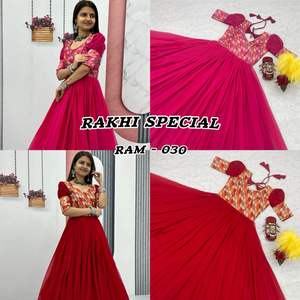 2024 Summer Women's Washable Woven Long Gown V-Neck Heavy Patchwork Floral Print Casual Dress for Work Festival Use Solid - Product Image 5