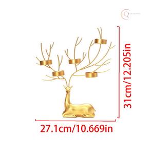 Elegante Portavelas Decorativo de Metal para Uso en Ramadán |   El estilo del hogar, resistente al agua y duradero, mejora el brillo de las velas en el interior. - Product Image 4