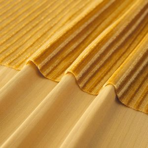 Tela elástica de terciopelo ripstop plisada amarilla para niños, fundas de sofá DIY, cojín, manualidades, vestido, disfraz y funda de almohada, ropa - Product Image 4