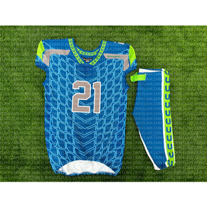 ชุดอเมริกันฟุตบอลพิมพ์ซับลิเมชันเต็มรูปแบบชุดอเมริกันฟุตบอลออกแบบได้ตามต้องการ - Product Image 1